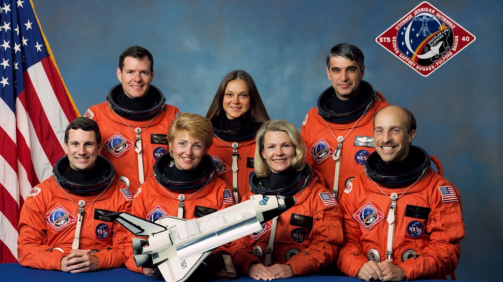 astronauti delle quattro mura Equipaggio missione STS-40